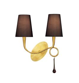 M0547/S/BS  Paola Switched Wall Lamp 2 Light